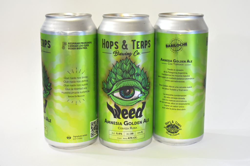 Cerveza Hops &amp; Terps - Amnesia Golden Ale