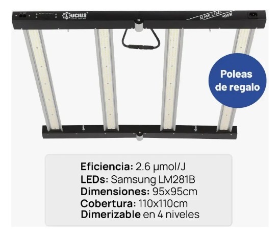 PARRILLA Lucius 400w Black Label LED