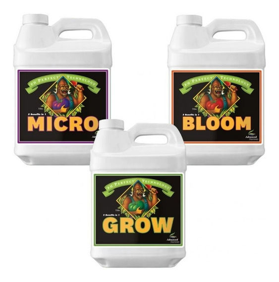 TRIPACK GROW MICRO BLOOM 10 L