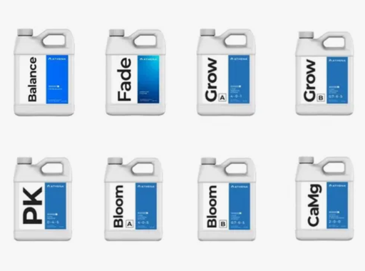 PROMO KIT ATHENA Grow A+B.- Bloom A+B.- CaMg.- PK.- Balance.- Fade.- 946ml.- 8 Pack de ocho unidades