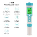 HEDAO - MEDIDOR 7 en 1: Ph - Temperatura - EC - Orp - Salinidad - Sg - Tds