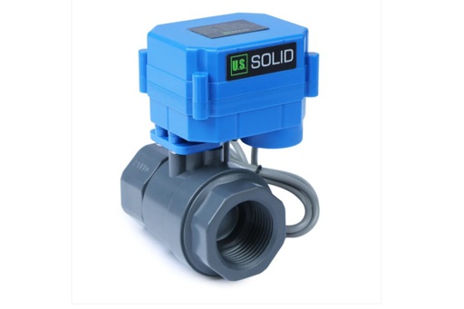 Valvula 1" US SOLID bola motorizada riego automatico
