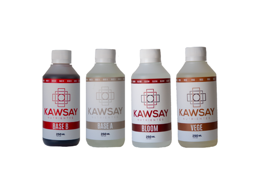 [ESTANTERIA 01] COMBO 250 ML (BASE A + BASE B + VEGE + BLOOM)